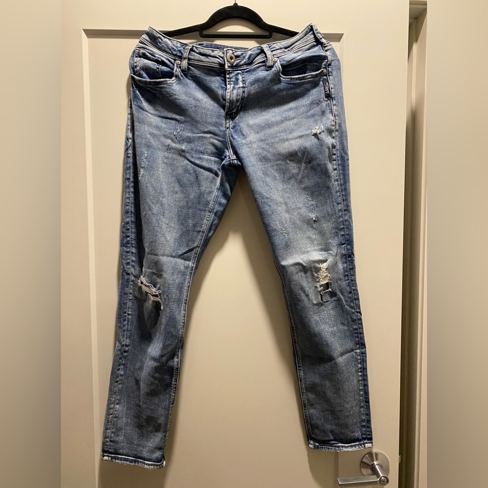 Silver women’s jeans